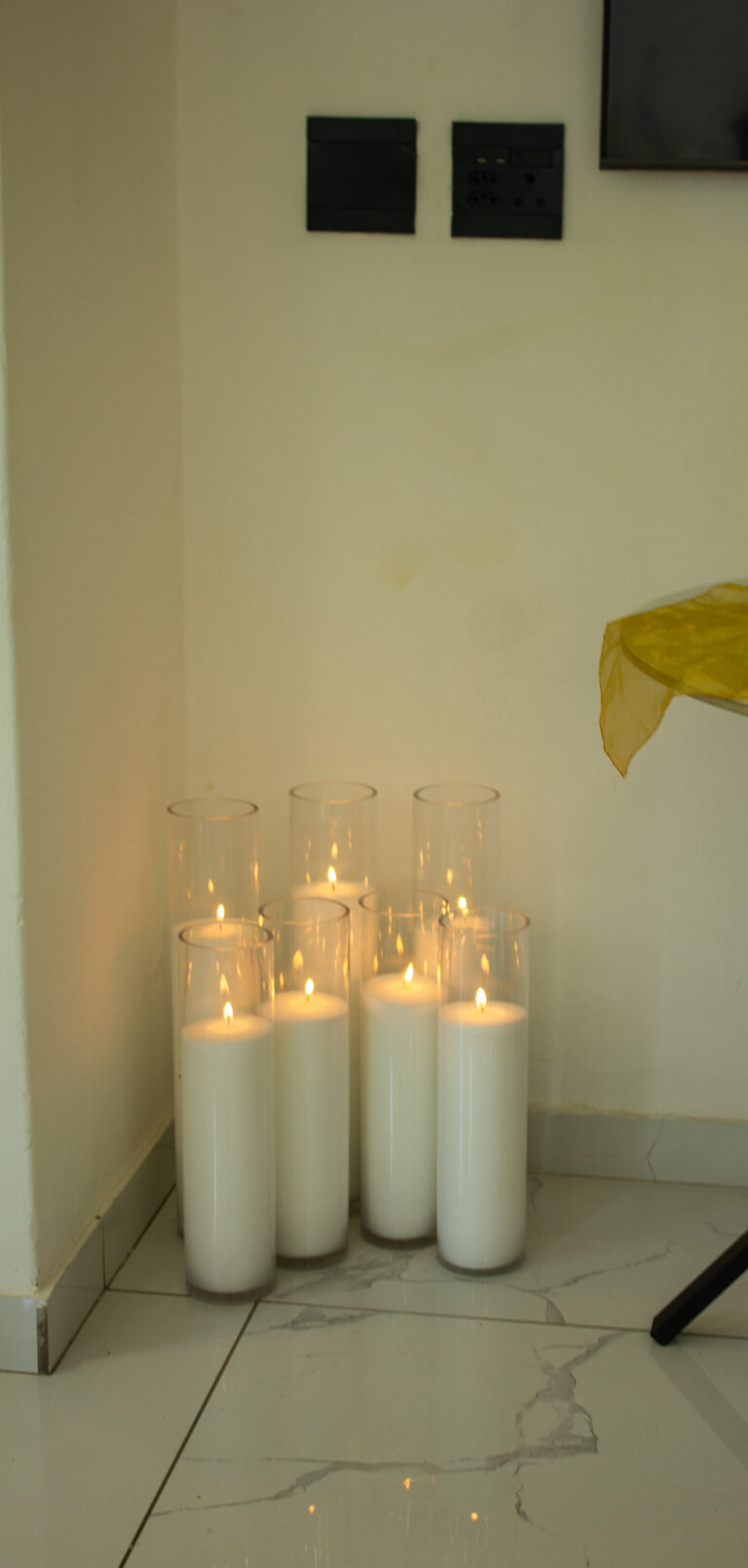 Floor sand candles 40cm 50cm